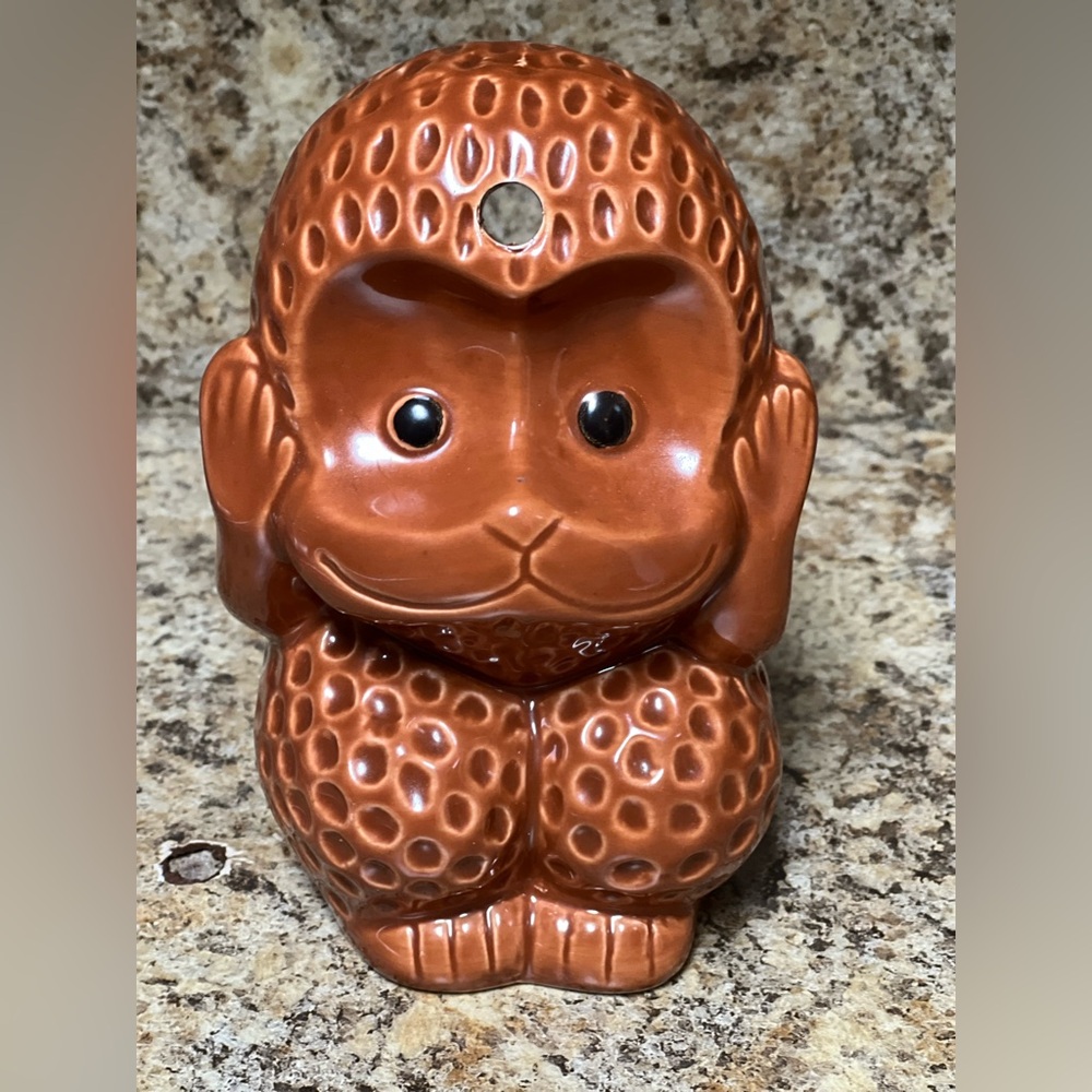 Ceramic Monkey Figurine